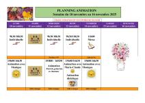 du 10 au 16 novembre